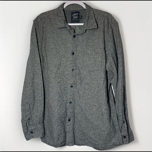 Grayers Harrison Heritage Flannel Shirt Mens XL Gray Long Sleeve Button Up Fall